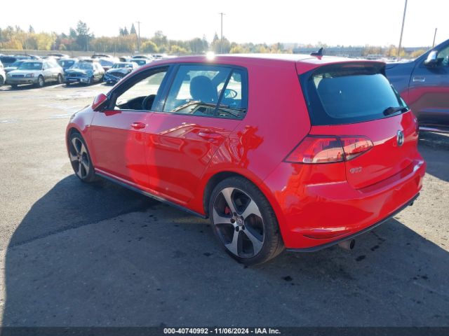 3VW547AU4GM052725 Volkswagen Golf Gti Se W/performance Package 4-door