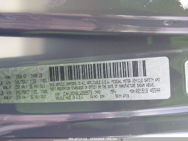 1C4HJXDN8LW269573 Jeep Wrangler Unlimited Sport S 4x4