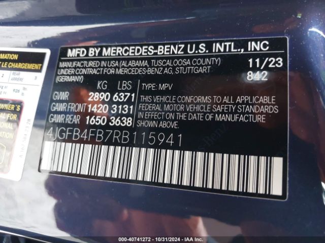 2024 MERCEDES-BENZ GLE 350 4JGFB4FB7RB115941 Photo 8