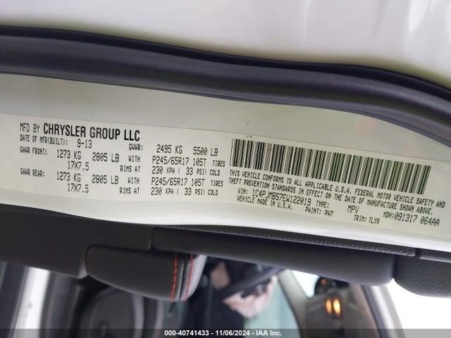 1C4PJMBS7EW122019 Jeep Cherokee Trailhawk