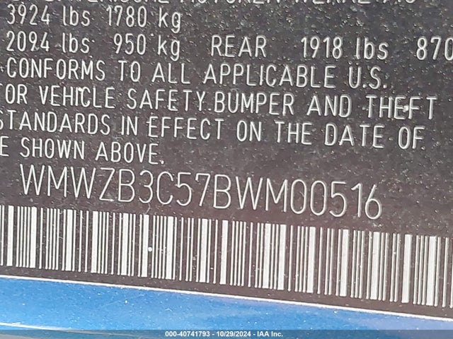 2011 MINI COOPER COUNTRYMAN WMWZB3C57BWM00516 Photo 8