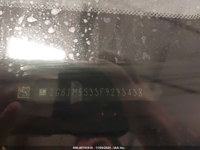2G61M5S33F9293438 Cadillac XTS LUXURY