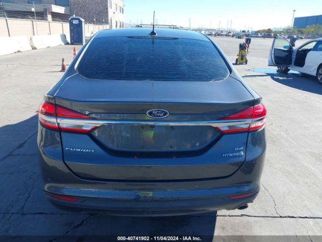 3FA6P0LU1JR163221 Ford Fusion Hybrid Se