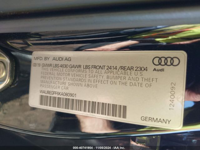 WAUBEGFF6KA080901 Audi A3 45 Premium
