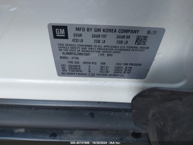 Buick Encore Gx Fwd Essence 2022 KL4MMFSL2NB015587 Image 9