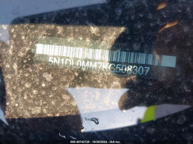 5N1DL0MM7KC508307 Infiniti QX60 PURE