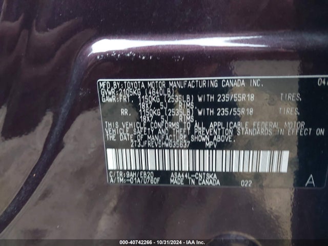 Toyota RAV4 SE 2017 2T3JFREV5HW635637 Image 9