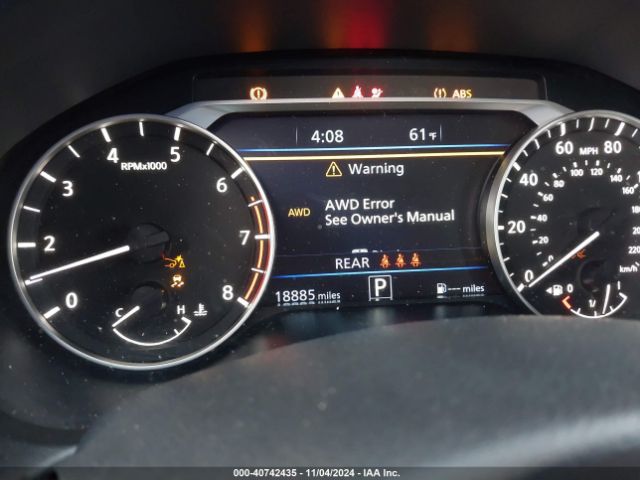 1N4BL4DW5PN339829 Nissan Altima Sv Intelligent Awd