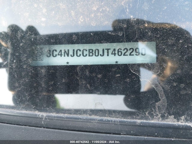 3C4NJCCB0JT462290 Jeep Compass Limited Fwd