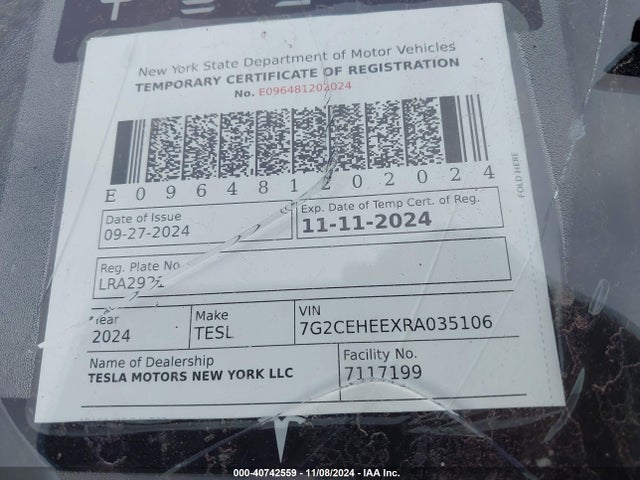 2024 TESLA CYBERTRUCK 7G2CEHEEXRA035106 Photo 8