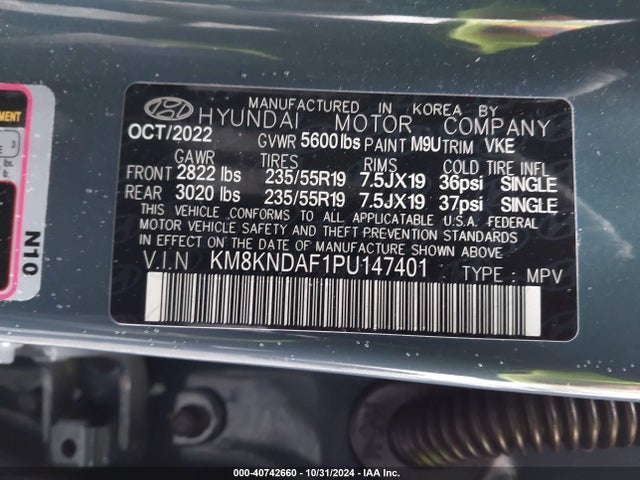 Hyundai Ioniq 5 Sel 2023 KM8KNDAF1PU147401 Image 9