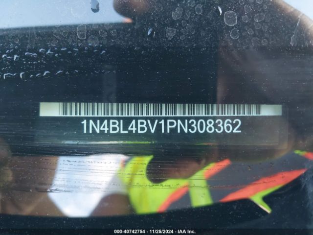 1N4BL4BV1PN308362 Nissan Altima S Fwd