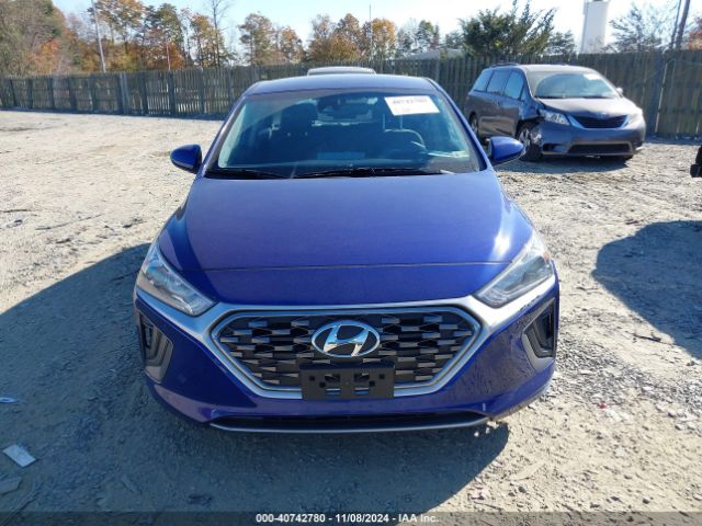 KMHC65LC6NU271543 Hyundai Ioniq Hybrid Blue