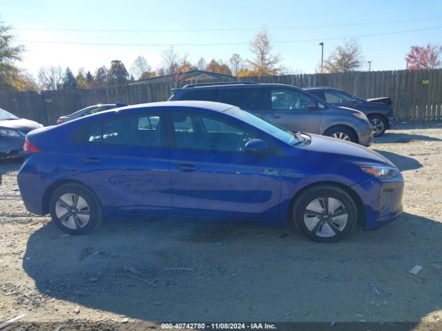 KMHC65LC6NU271543 Hyundai Ioniq Hybrid Blue