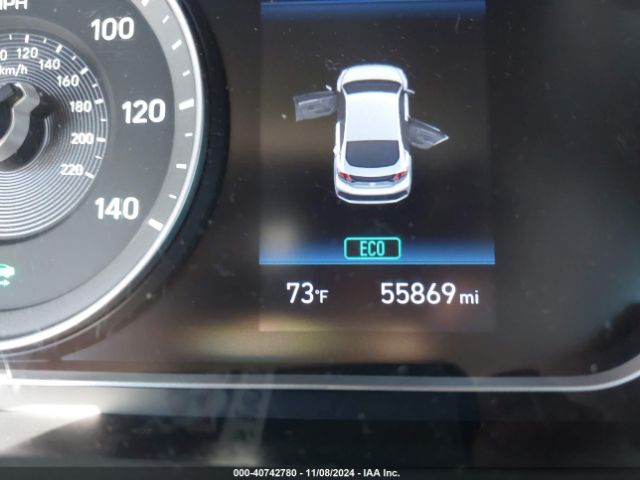 KMHC65LC6NU271543 Hyundai Ioniq Hybrid Blue