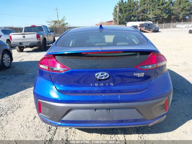 KMHC65LC6NU271543 Hyundai Ioniq Hybrid Blue