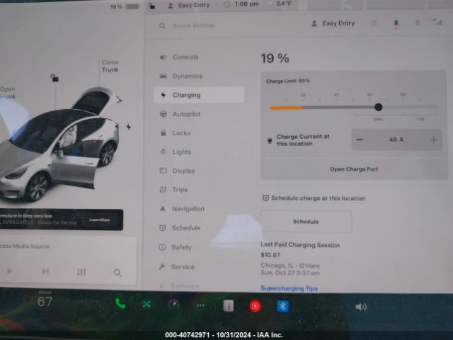 5YJYGDEE3MF210478 Tesla Model Y Long Range Dual Motor All-wheel Drive