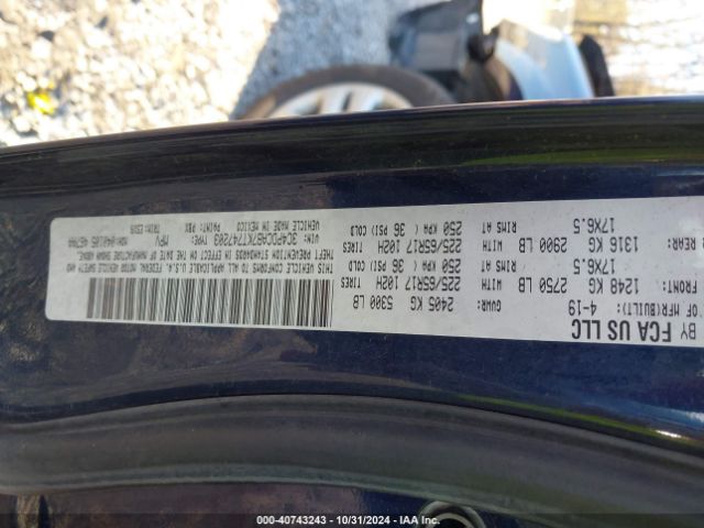 3C4PDCAB7KT747203 Dodge Journey Se Value Package