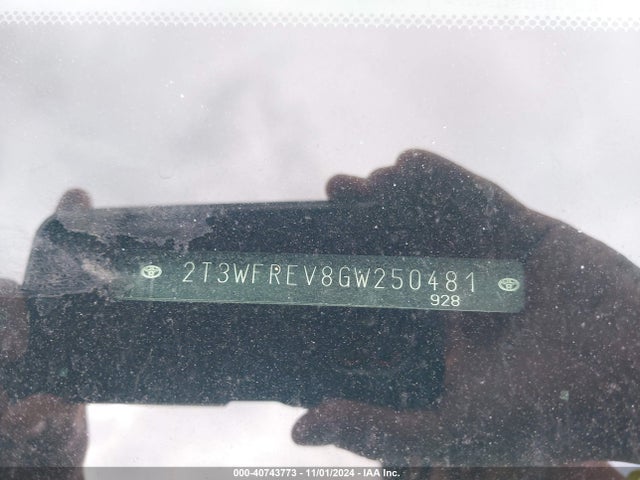 Toyota Rav4 Xle 2016 2T3WFREV8GW250481 Image 9