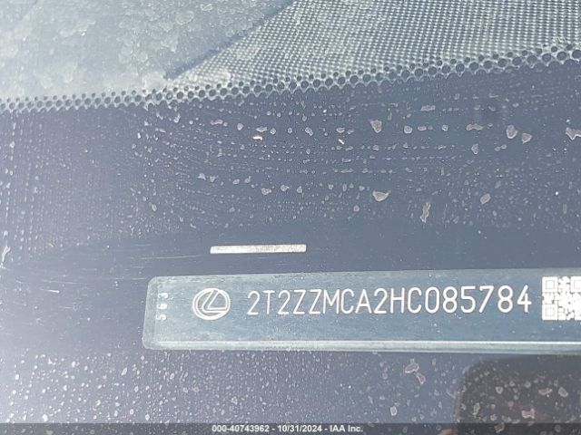 2T2ZZMCA2HC085784 Lexus RX 350