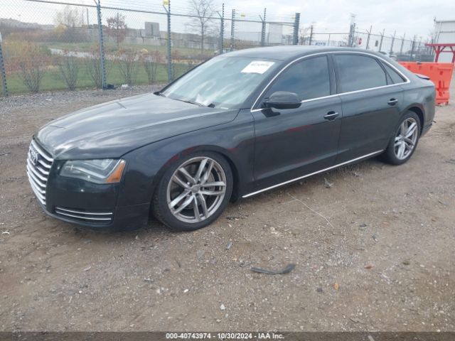 2013 AUDI A8 L WAUR2AFDXDN030937 Photo 1