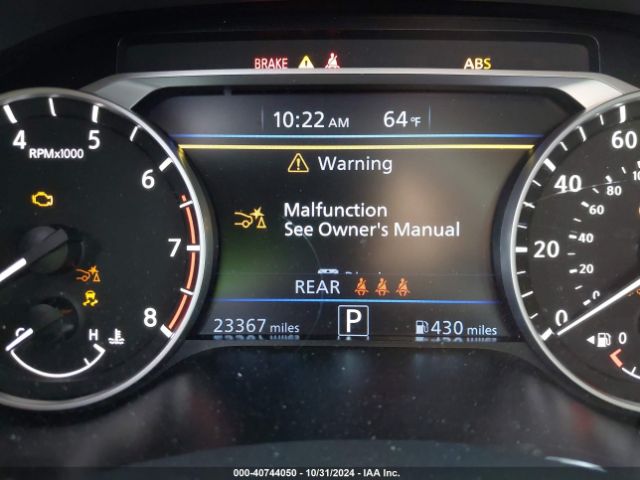1N4BL4DW2PN346317 Nissan Altima Sv Intelligent Awd