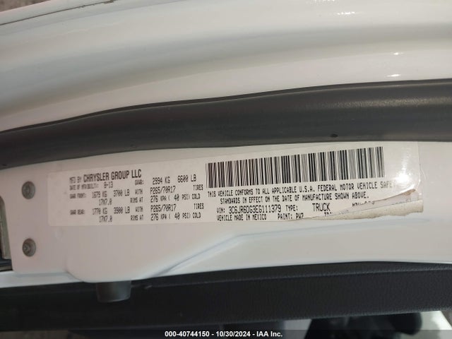 3C6JR6DG3EG111379 RAM 1500 Tradesman