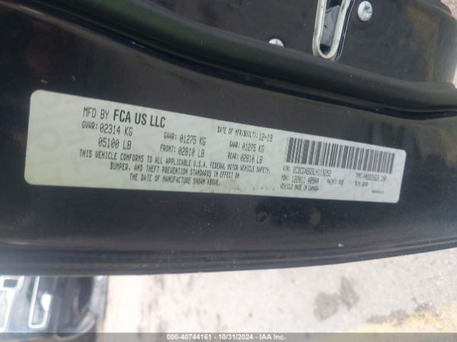 2C3CDXBG5LH119252 Dodge Charger Sxt Rwd