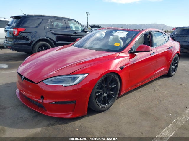 2021 TESLA MODEL S 5YJSA1E61MF452054 Photo 1