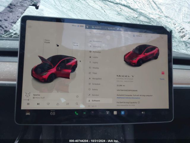 7SAYGAEE8PF838946 Tesla Model Y Awd/long Range Dual Motor All-wheel Drive