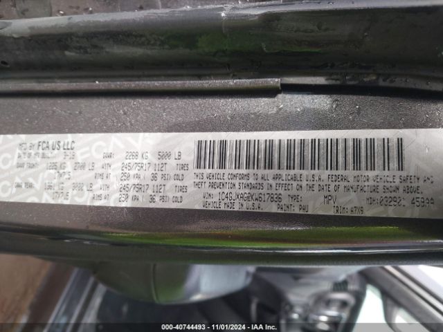 1C4GJXAG2KW617836 Jeep Wrangler Sport S 4x4