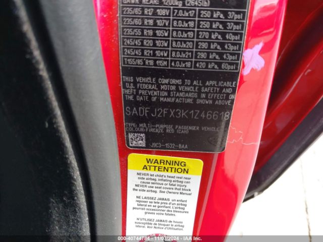 2019 JAGUAR E-PACE SADFJ2FX3K1Z46618 Photo 8