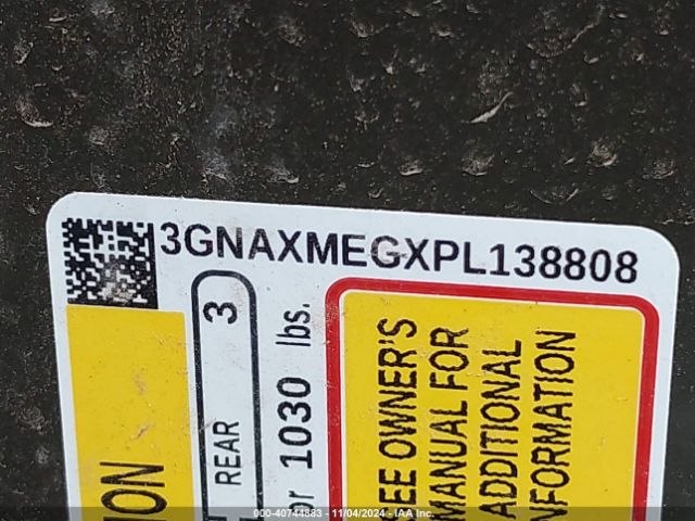 3GNAXMEGXPL138808 Chevrolet Equinox Fwd Rs
