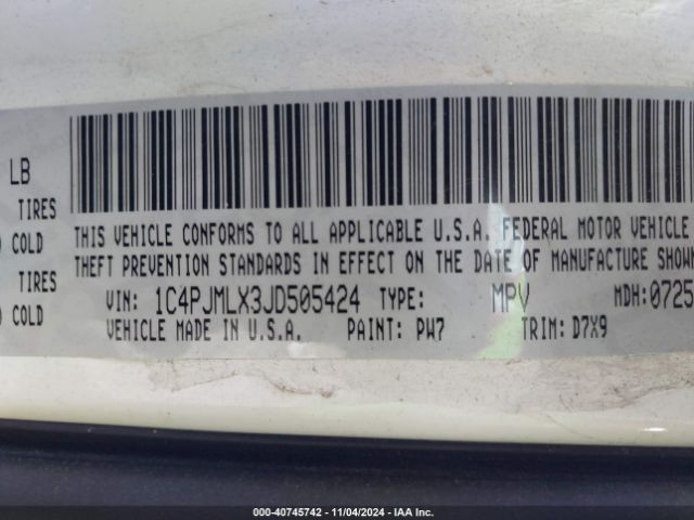2018 JEEP CHEROKEE 1C4PJMLX3JD505424 Photo 8