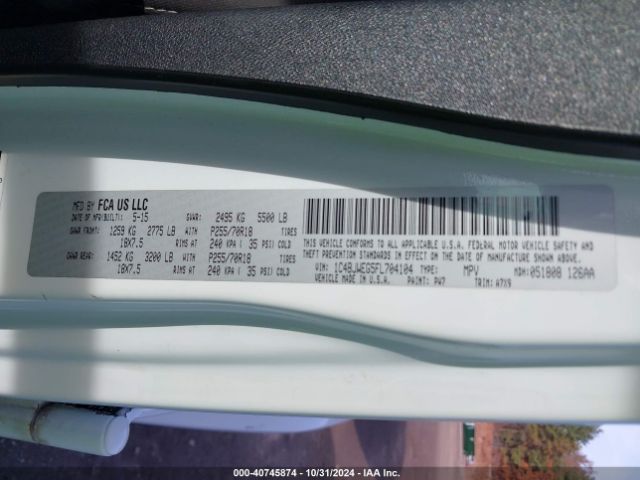 1C4BJWEG5FL704104 Jeep Wrangler Unlimited Sahara