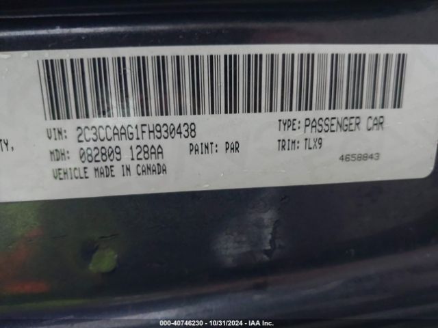 2C3CCAAG1FH930438 Chrysler 300 Limited