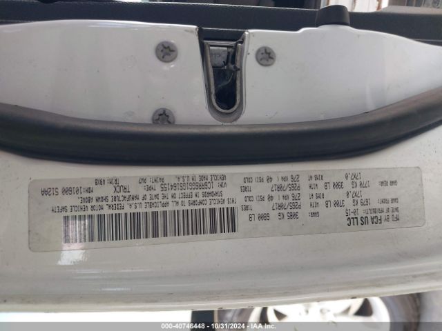 1C6RR6GG1GS164155 RAM 1500 Slt