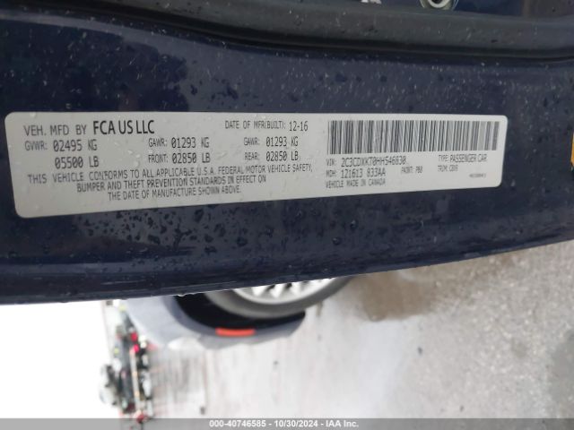 2C3CDXKT0HH546830 Dodge Charger Police Awd