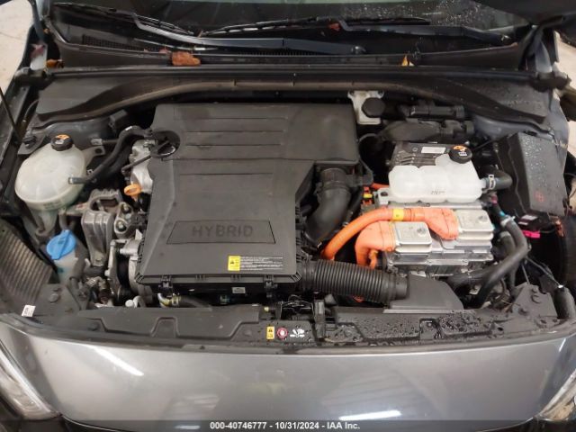 KMHC65LC4KU181058 Hyundai Ioniq Hybrid Blue