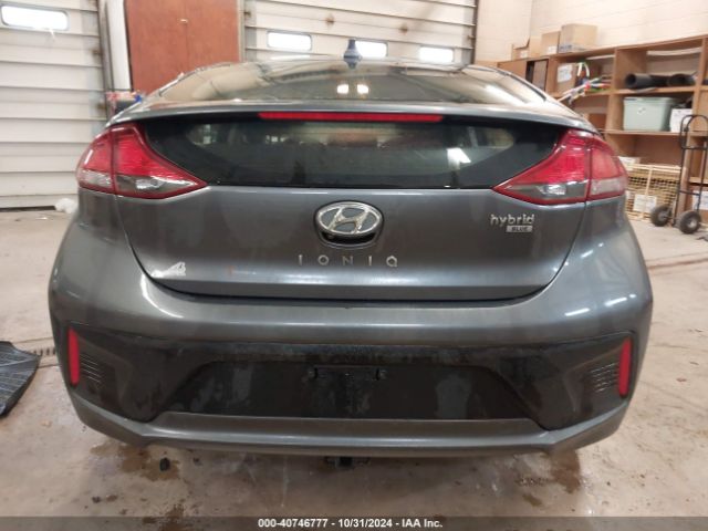KMHC65LC4KU181058 Hyundai Ioniq Hybrid Blue