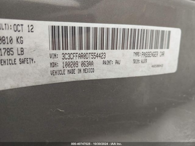 2013 FIAT 500 3C3CFFAR0DT554423 Photo 8