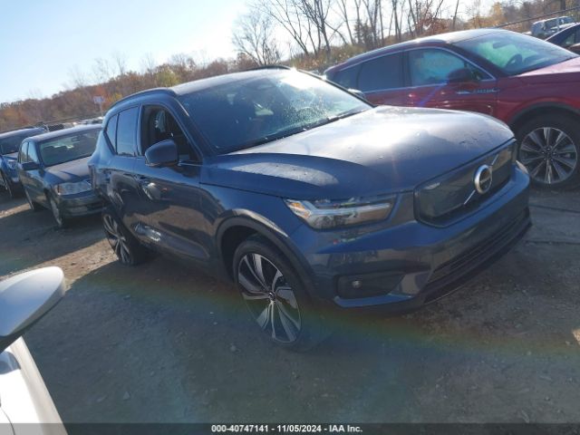 2022 VOLVO XC40 RECHARGE PURE ELECTRIC YV4ED3UR9N2772378