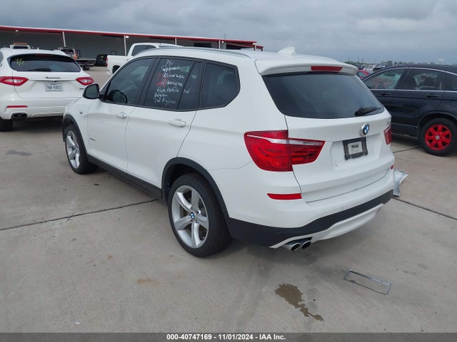 5UXWZ7C31H0X43274 BMW X3 Sdrive28i