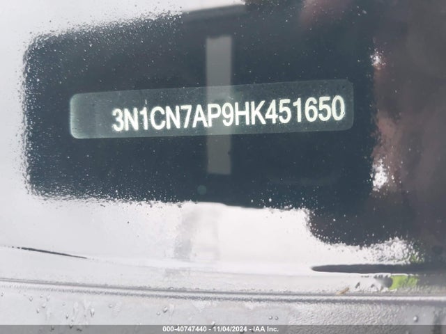Nissan Versa 1.6 Sv 2017 3N1CN7AP9HK451650 Image 9