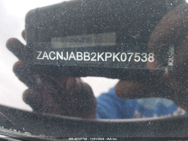 ZACNJABB2KPK07538 Jeep Renegade Latitude Fwd
