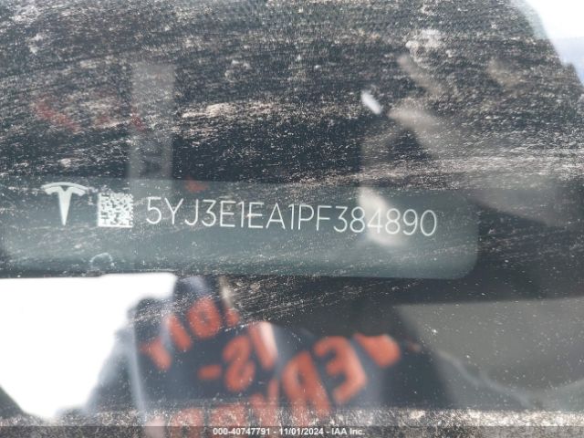 5YJ3E1EA1PF384890 Tesla Model 3 Rear-wheel Drive