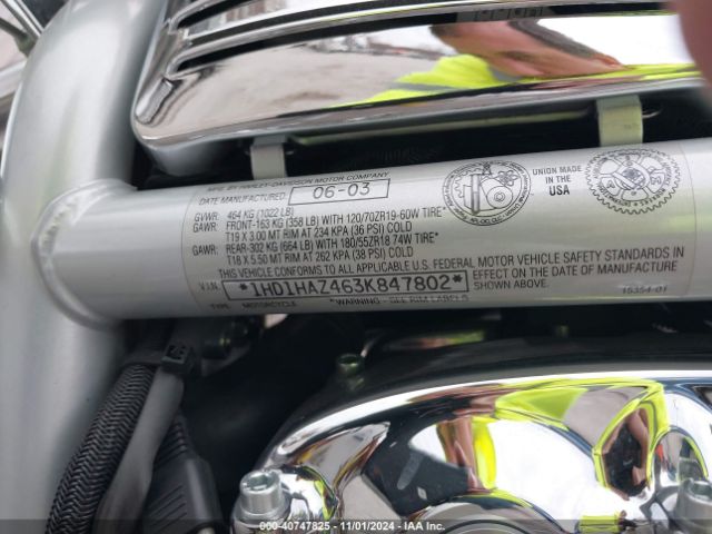 2003 HARLEY-DAVIDSON VRSCA 1HD1HAZ463K847802 Photo 9