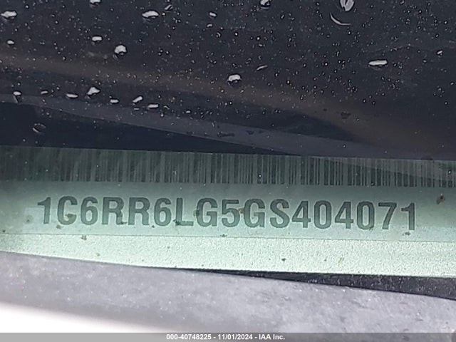 1C6RR6LG5GS404071 RAM 1500 Lone Star
