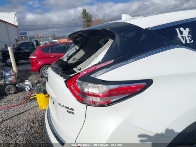 5N1AZ2MH6JN156971 Nissan Murano Platinum