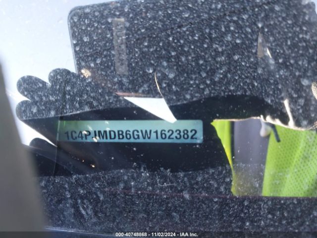1C4PJMDB6GW162382 Jeep Cherokee Limited